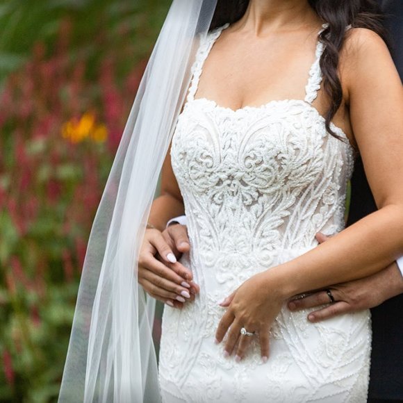 Martina Liana Designer Wedding Dress - With Added Custom Straps! - Picture 9 of 9